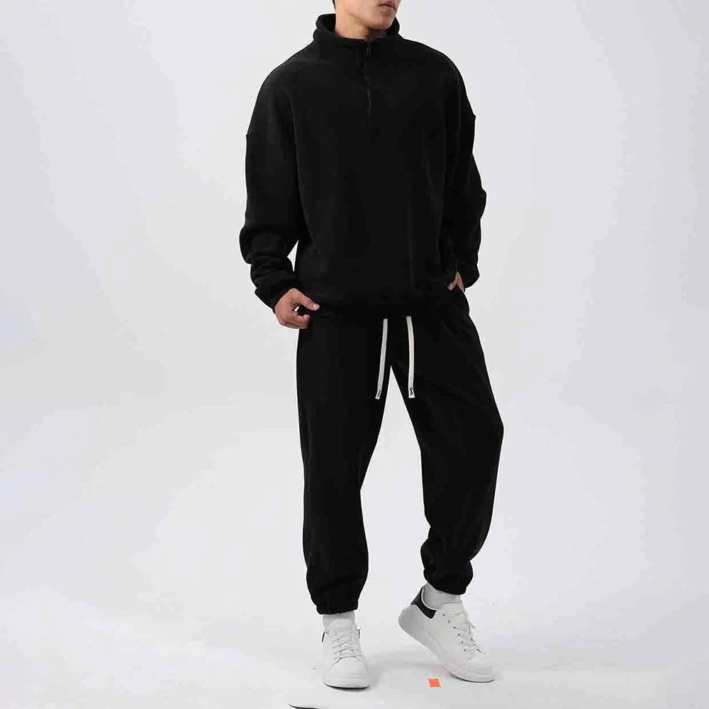 Arjo Relaxed Cotton Lounge Set – Premium Blend with Adjustable Waistband