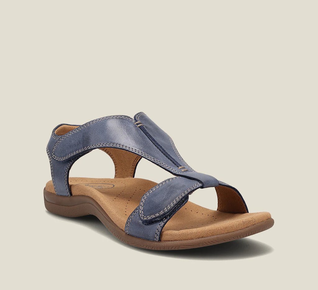 Eliaza Women’s Leather Support Sandals – Genuine Leather with Supportive Fit