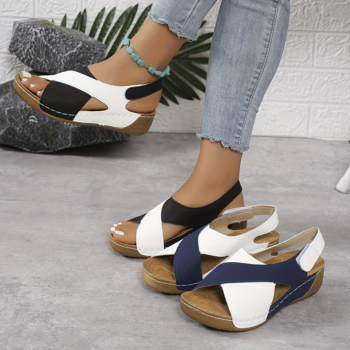 Maira Women’s Supportive Sandals – Supportive Cushion with Adjustable Straps