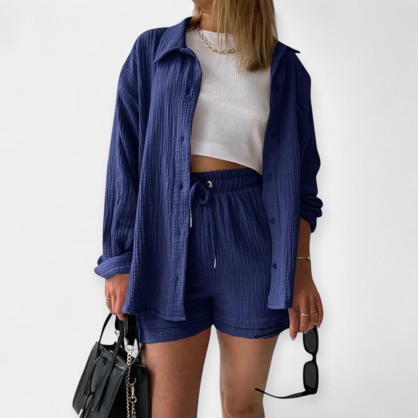 Yara Women’s Lounge Set – Lightweight Summer Co-ord with Relaxed Fit