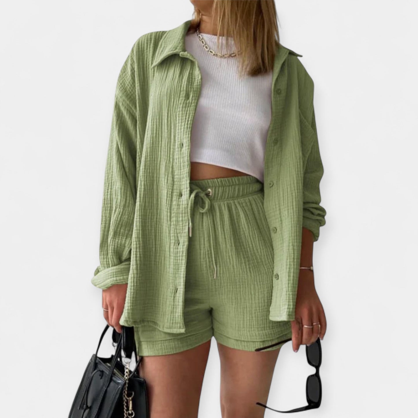 Yara Women’s Lounge Set – Lightweight Summer Co-ord with Relaxed Fit