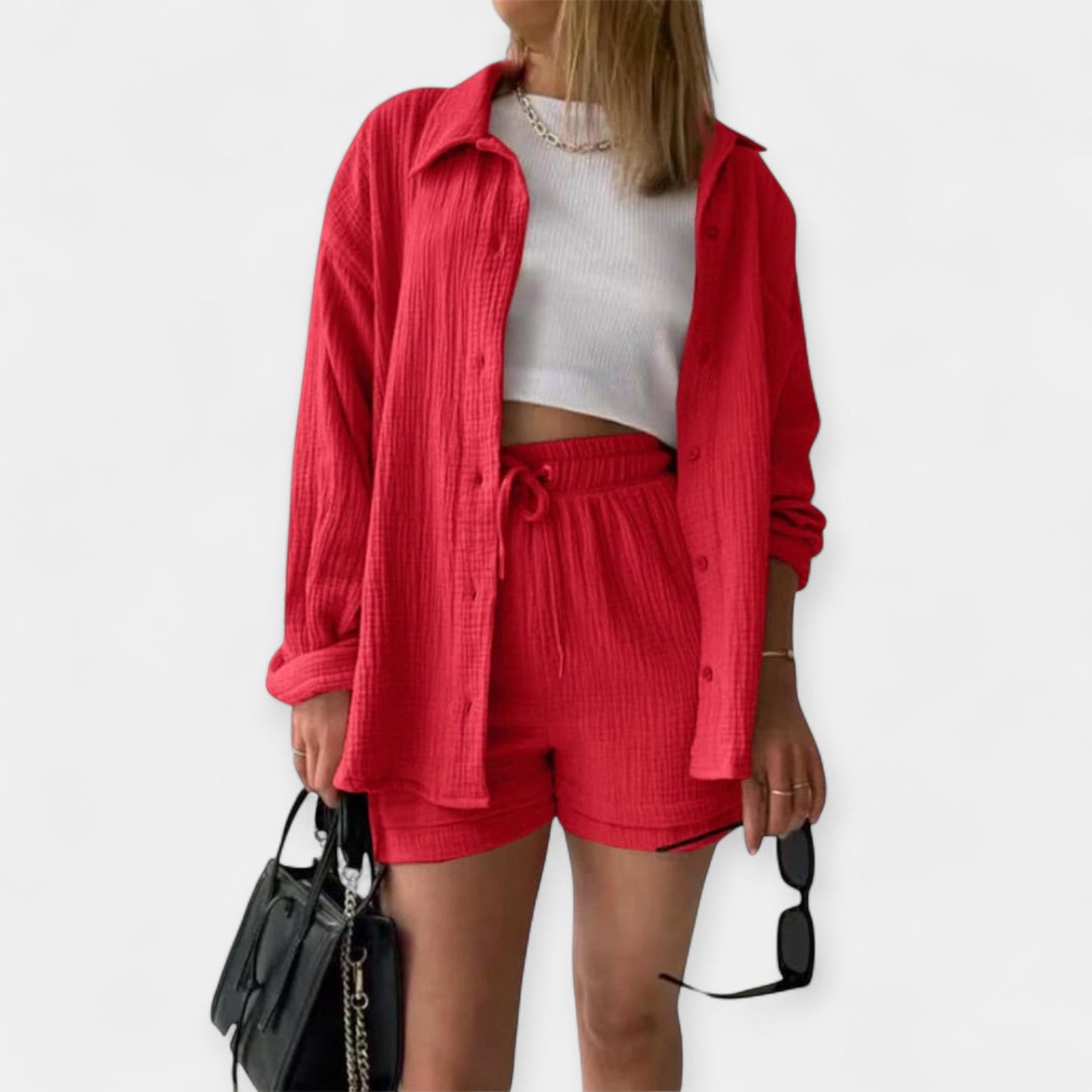 Yara Women’s Lounge Set – Lightweight Summer Co-ord with Relaxed Fit