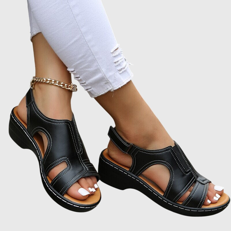 Ayaka Women’s Orthopedic Sandals – Premium Leather Arch Support