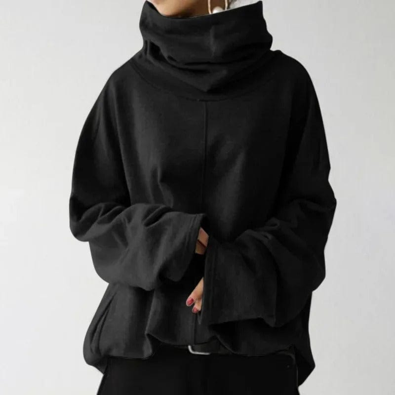 Fiona Women’s Turtleneck Sweater – Buttery Soft Knit Pullover for Winter Layering