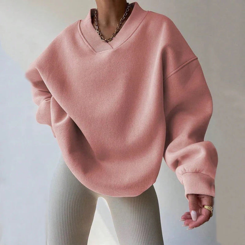 Charlene Oversized Pullover – Soft Knit Sweater with Relaxed Fit for Effortless Layering