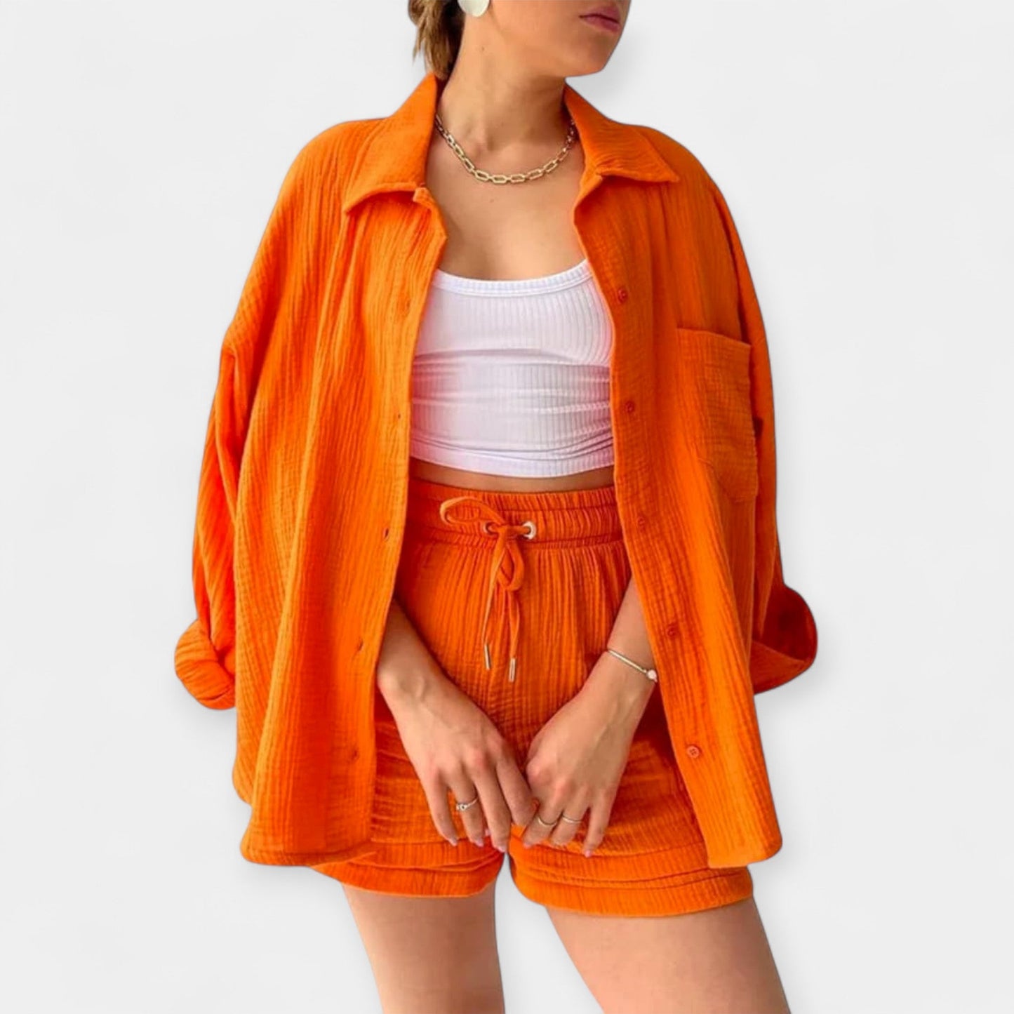 Yara Women’s Lounge Set – Lightweight Summer Co-ord with Relaxed Fit