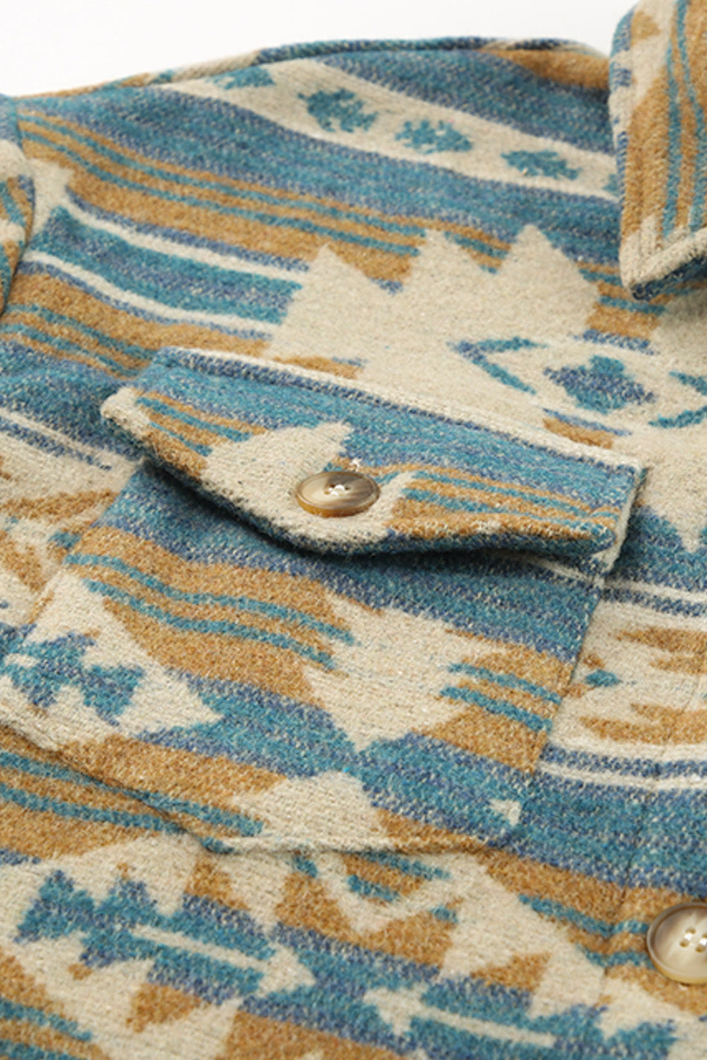 Stylish Aztec Western Vest Shacket