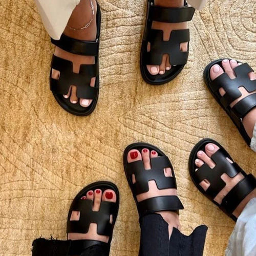 Velora Women’s Sandals – Lightweight Slip-On with Adjustable Strap & Cushioned Footbed