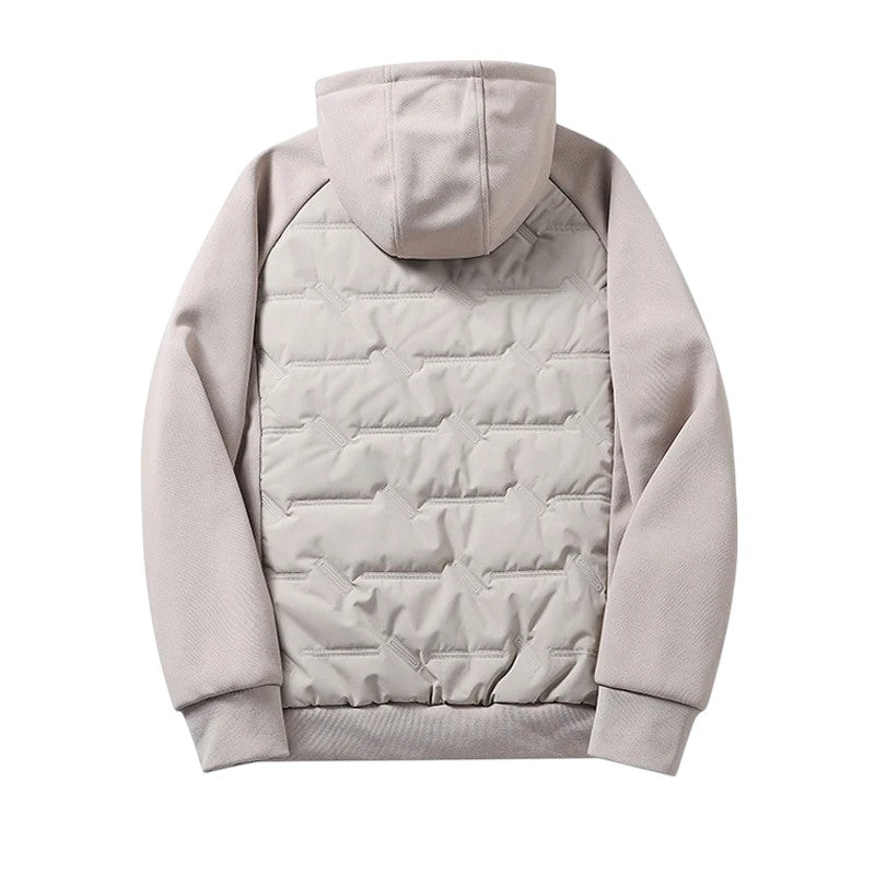 Hastings Men’s Quilted Winter Jacket – Cotton Blend Waterproof Shell with Thermal Lining