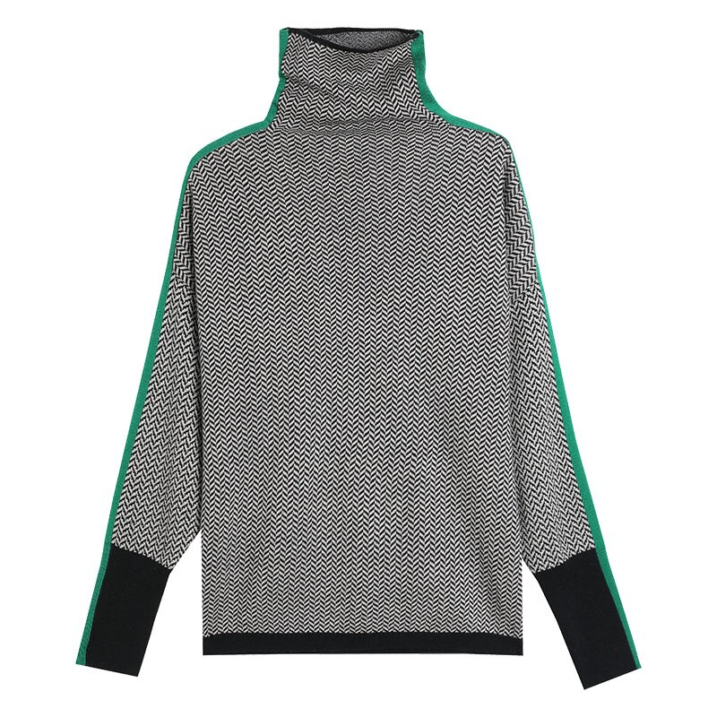 Sofia Women’s Turtleneck Sweater – Soft Polyester Knit in Regular Fit