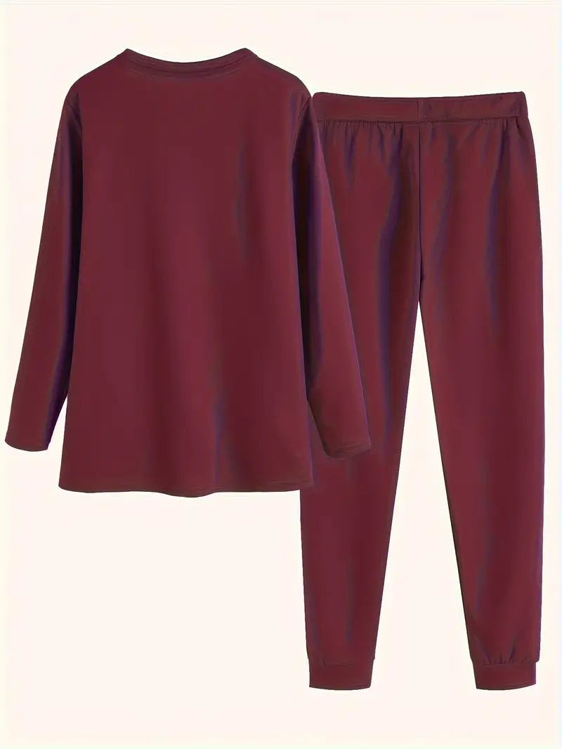 Eliza Fleece Lounge Set – Women’s Two-Piece Loungewear with Soft Lining & Relaxed Fit