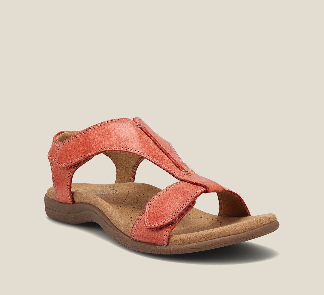 Eliaza Women’s Leather Support Sandals – Genuine Leather with Supportive Fit