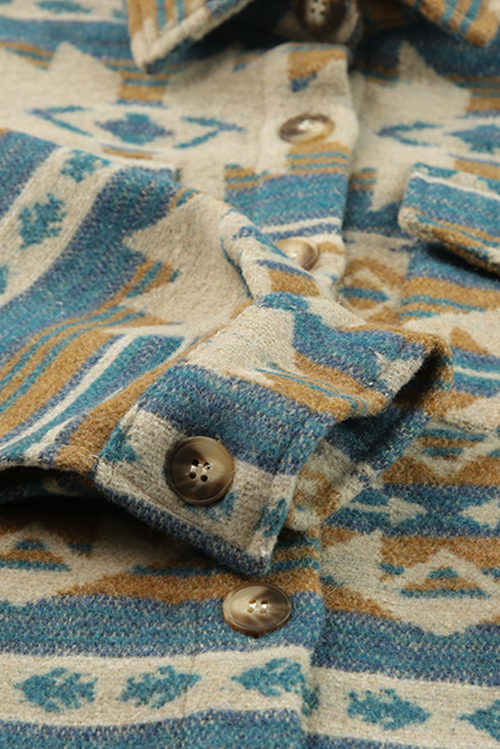 Stylish Aztec Western Vest Shacket