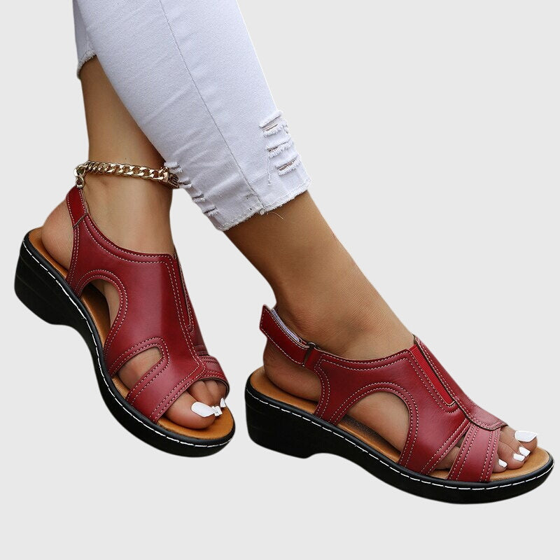 Ayaka Women’s Orthopedic Sandals – Premium Leather Arch Support