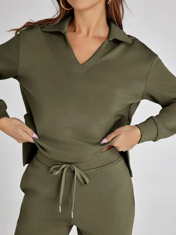 Nadine Matching Lounge Set – Soft Knit Cotton with Relaxed Fit