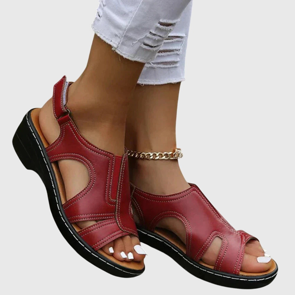 Ayaka Women’s Orthopedic Sandals – Premium Leather Arch Support