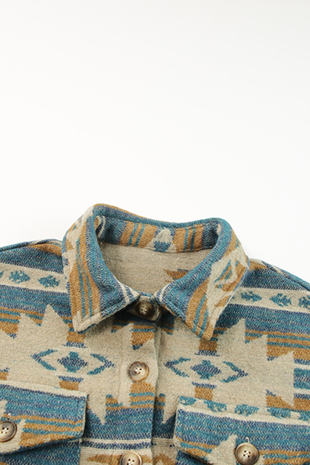 Stylish Aztec Western Vest Shacket
