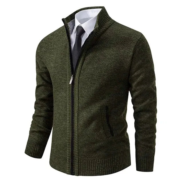 Ethan Knit Zip-Up Jacket – Lightweight Men’s Zip-Up for Everyday Layering