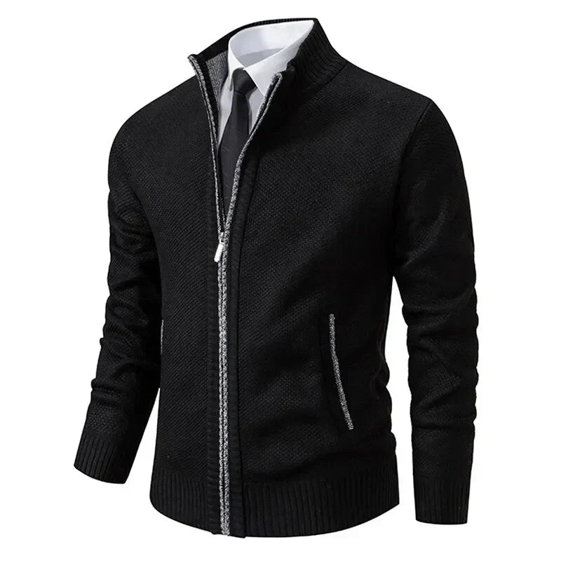 Ethan Knit Zip-Up Jacket – Lightweight Men’s Zip-Up for Everyday Layering