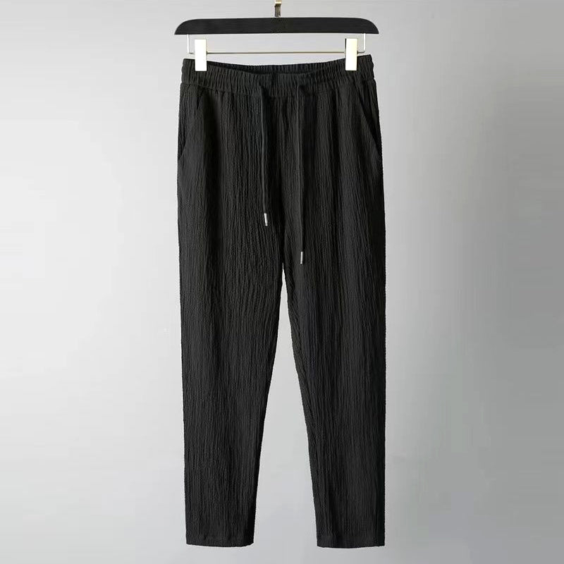 Alex Men’s Summer Lounge Set – Lightweight Cotton Shirt & Drawstring Pants