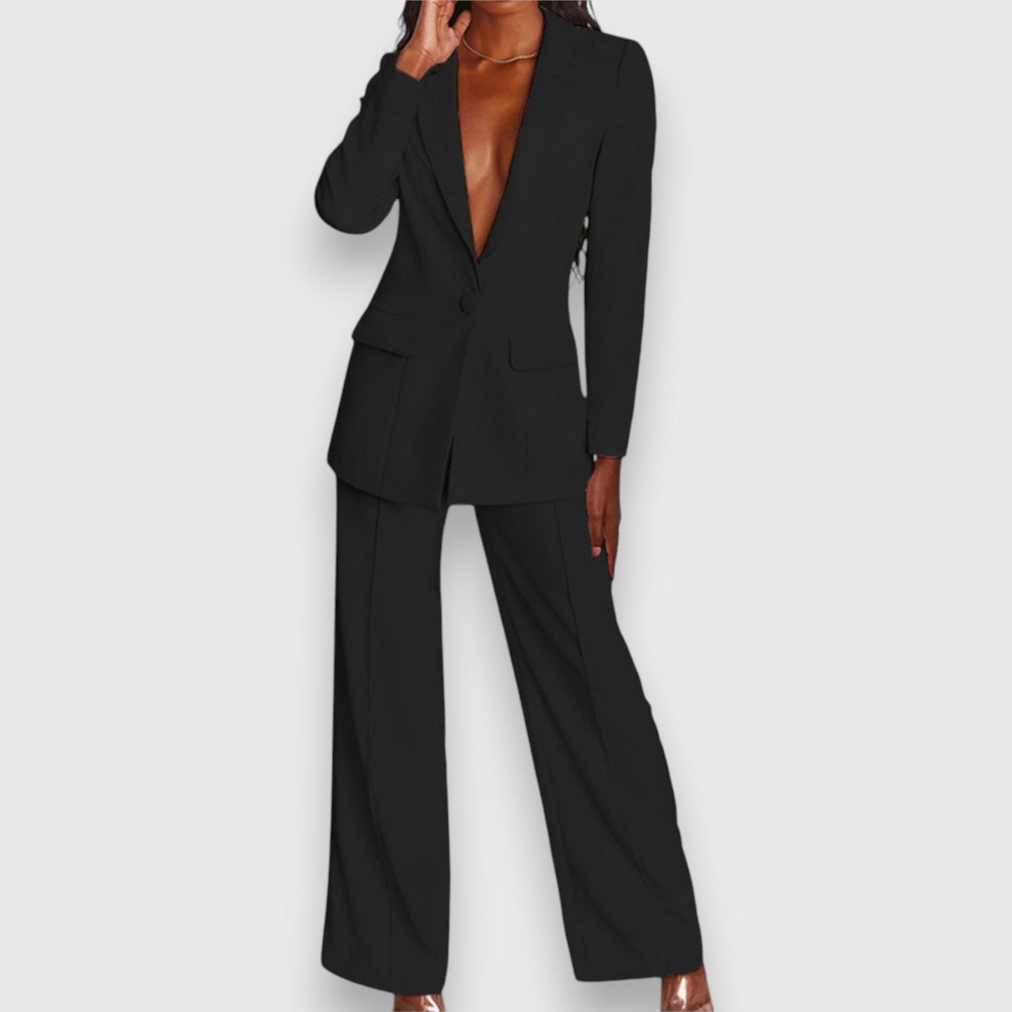 Giselle Blazer Women’s Blazer Set – Tailored Two-Piece with Elegant Fit