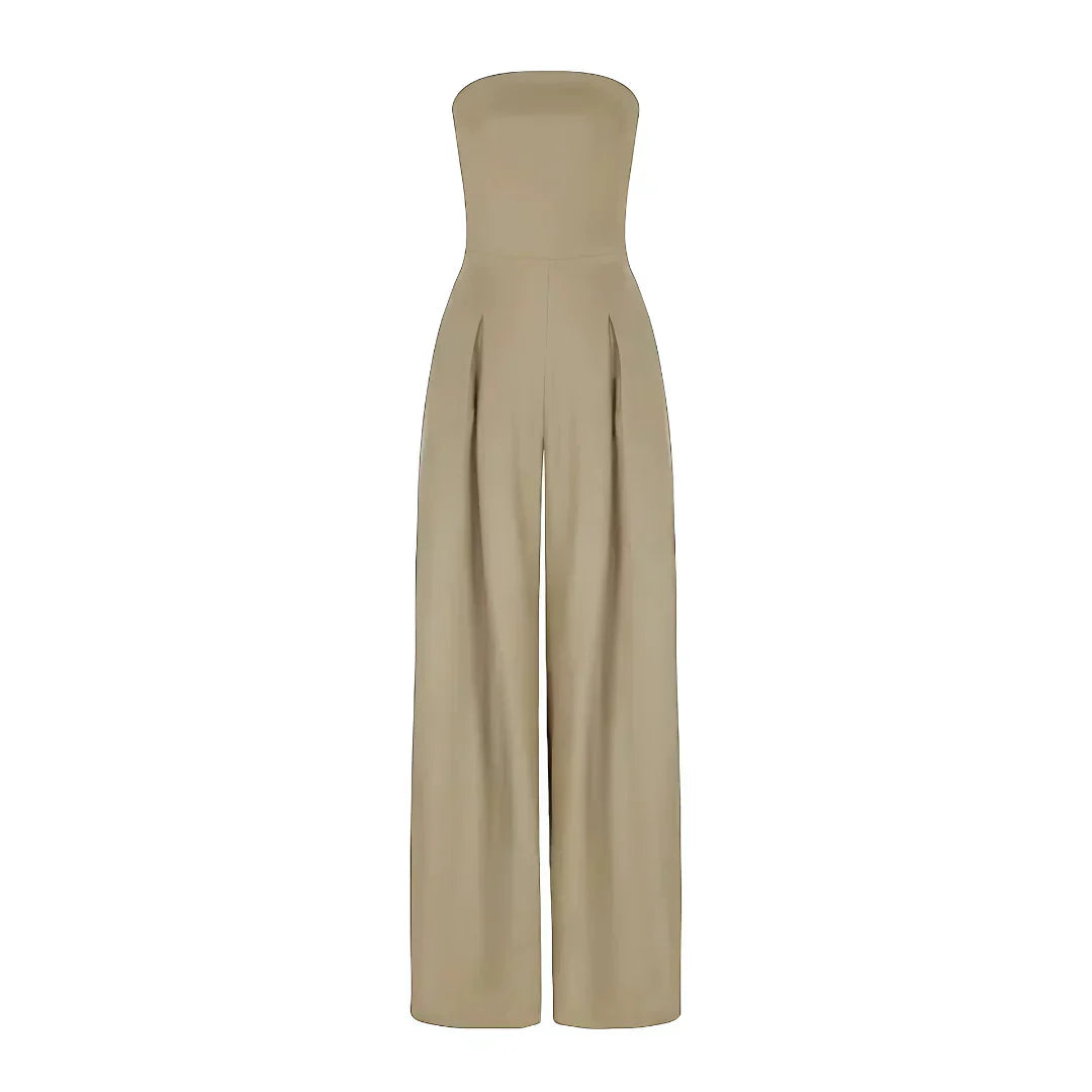 Amayah Full-Length Jumpsuit – Strapless Corset & Elegant Fit