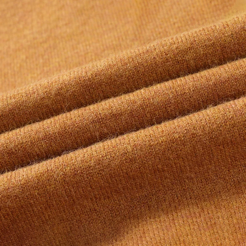 Martin Polo Sweater – Lightweight Wool Blend with Turn-Down Collar for Layering