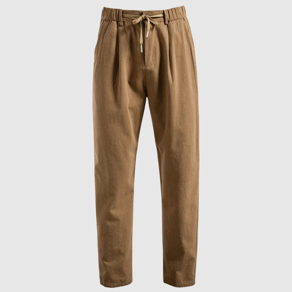 Romano Men’s Linen Pants – Lightweight Drawstring Relaxed Fit