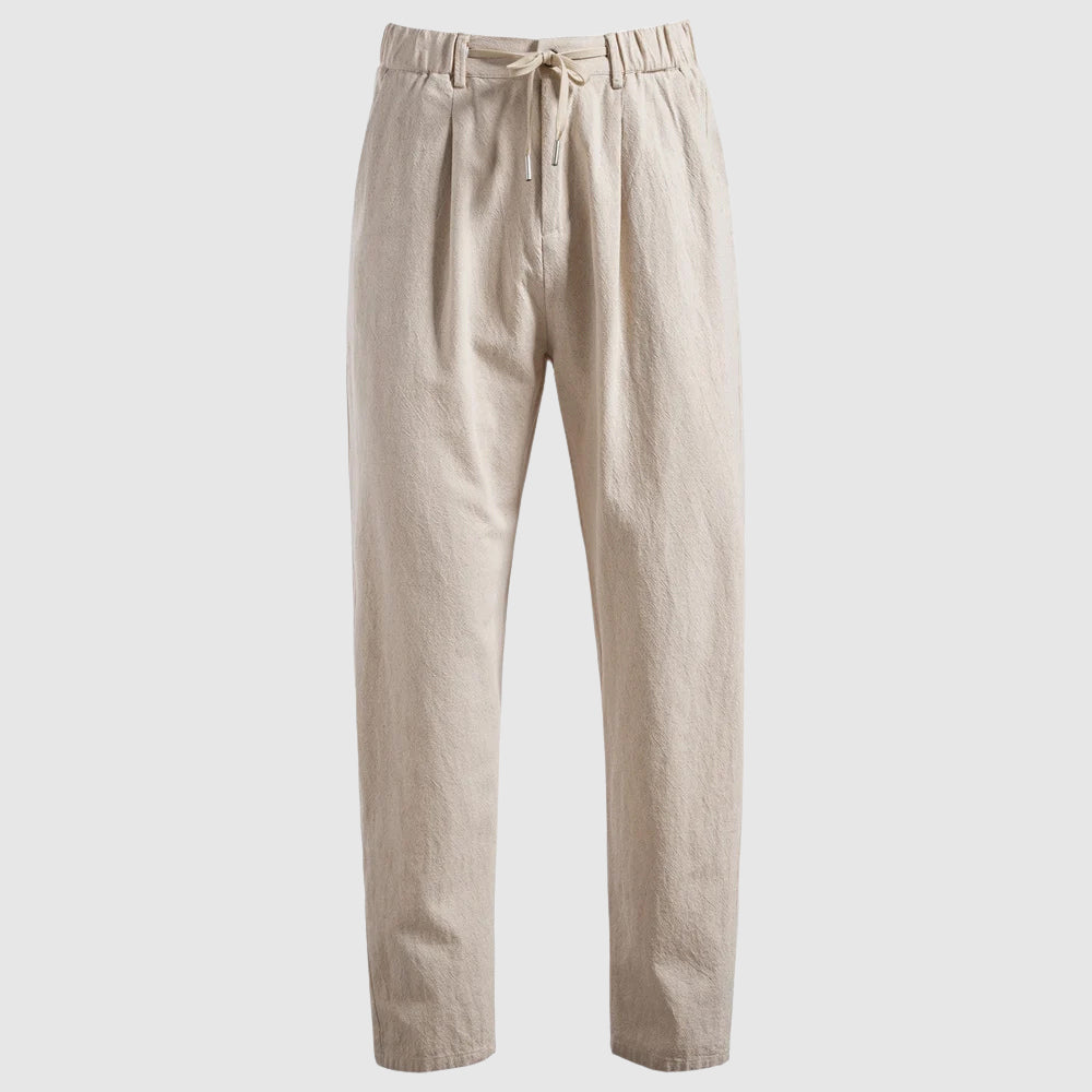 Romano Men’s Linen Pants – Lightweight Drawstring Relaxed Fit