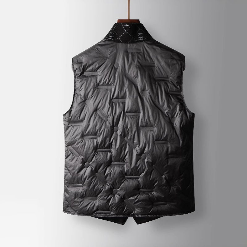 Matteo Men’s Puffer Vest – Premium White Duck Down & Windproof Fabric
