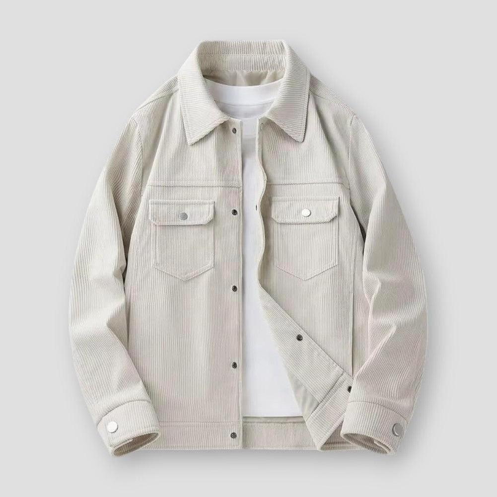 Victor Relaxed Fit Men’s Corduroy Jacket – Plush Warm Cotton-Lined Winter Coat