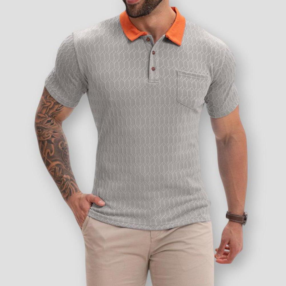 Arman Men’s Polo Shirt – Slim Fit Short Sleeve Casual Summer Top