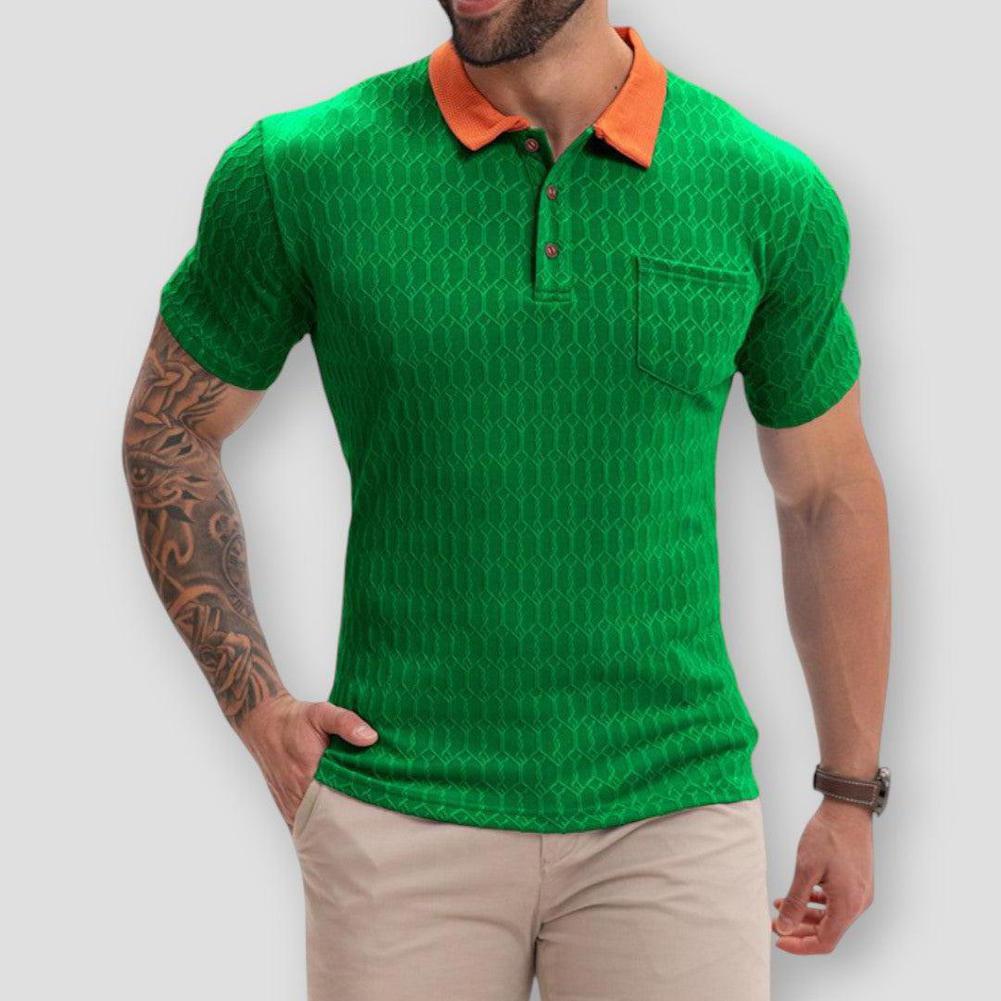 Arman Men’s Polo Shirt – Slim Fit Short Sleeve Casual Summer Top