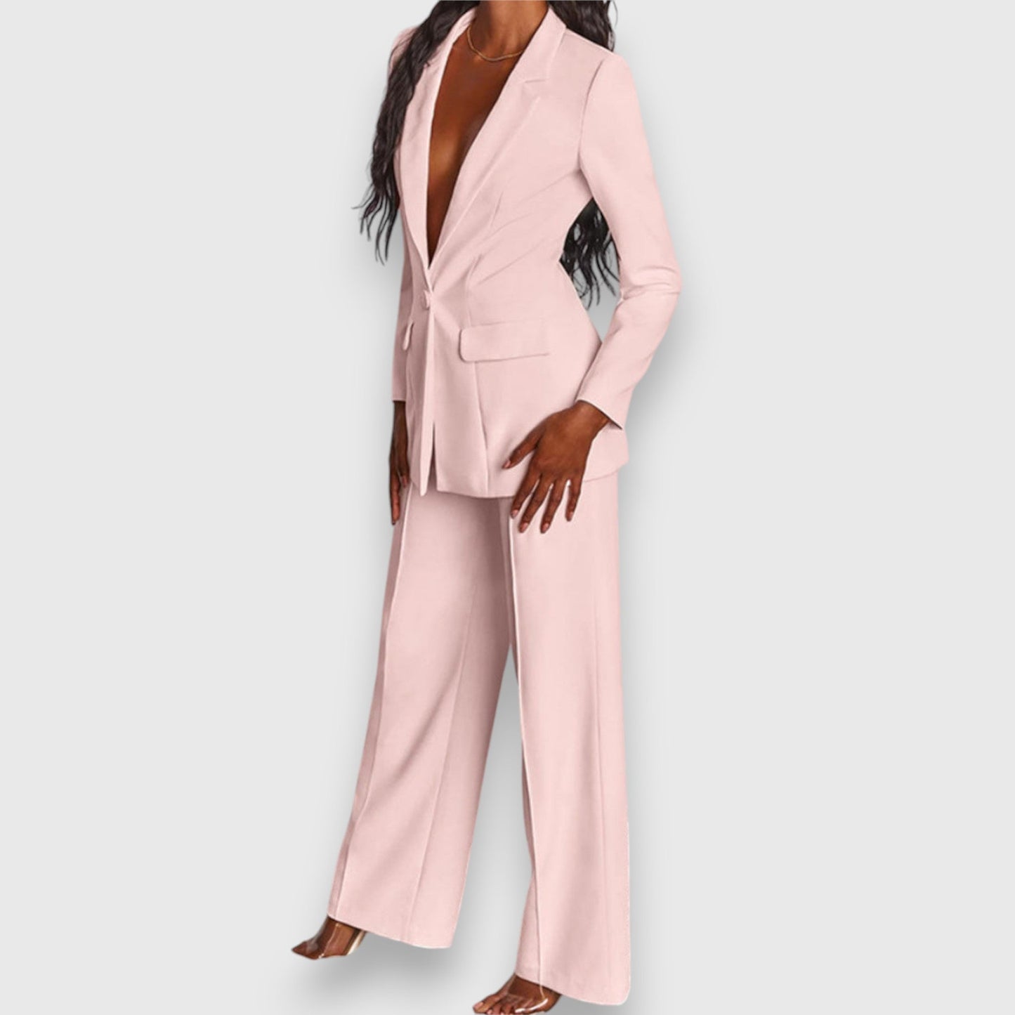 Giselle Blazer Women’s Blazer Set – Tailored Two-Piece with Elegant Fit