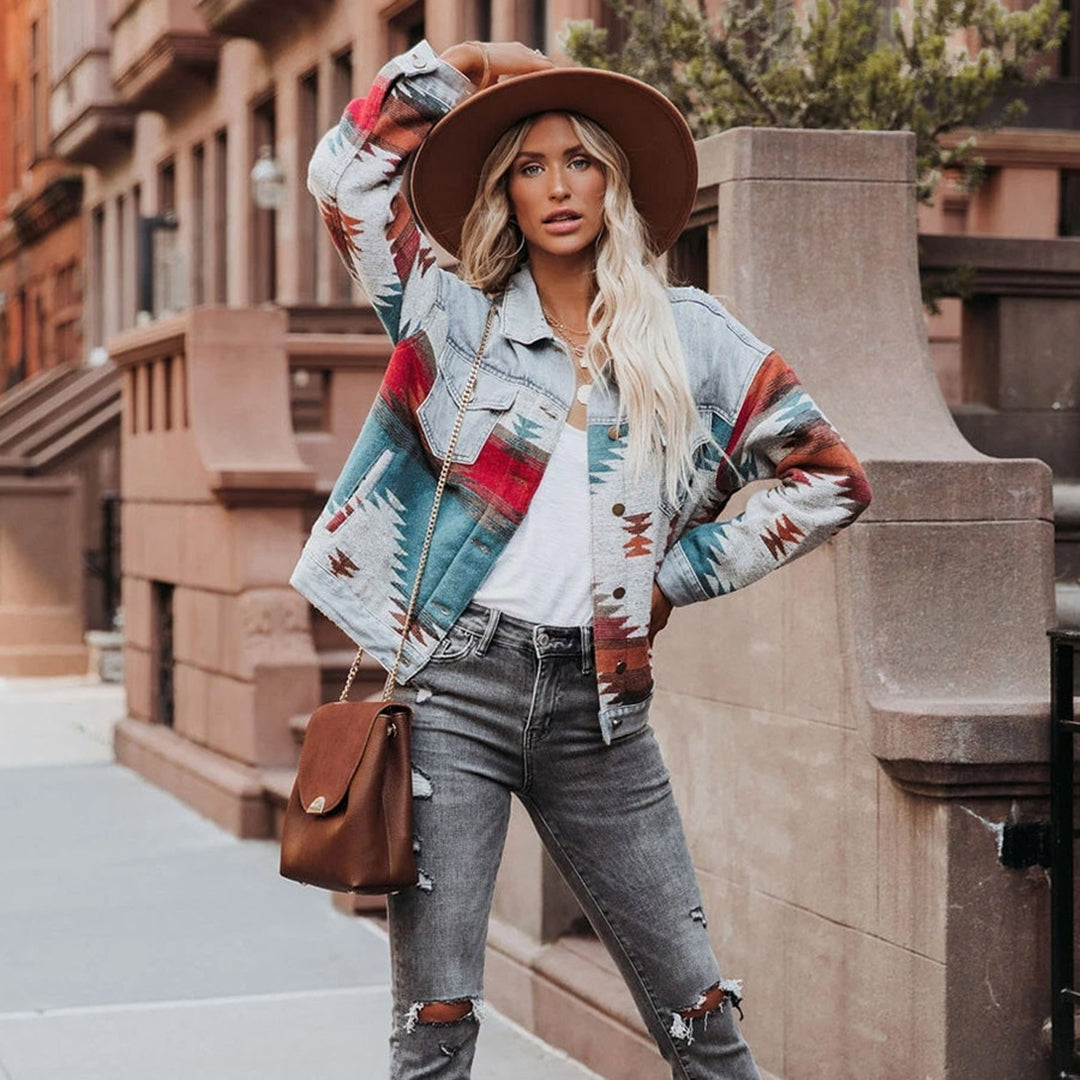 Stylish Vintage Denim Jacket - Western Collection
