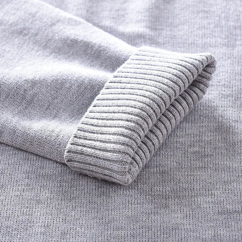Caleb Men’s Sweater – Organic Cotton Pullover with Classic Crewneck