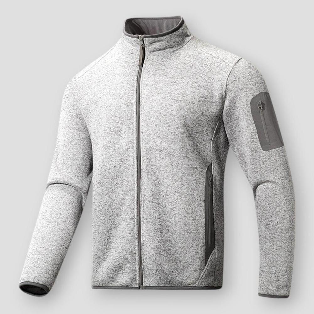 Harris Men’s Fleece Jacket – Recycled Polyester with Wool-Effect Warmth for Layering
