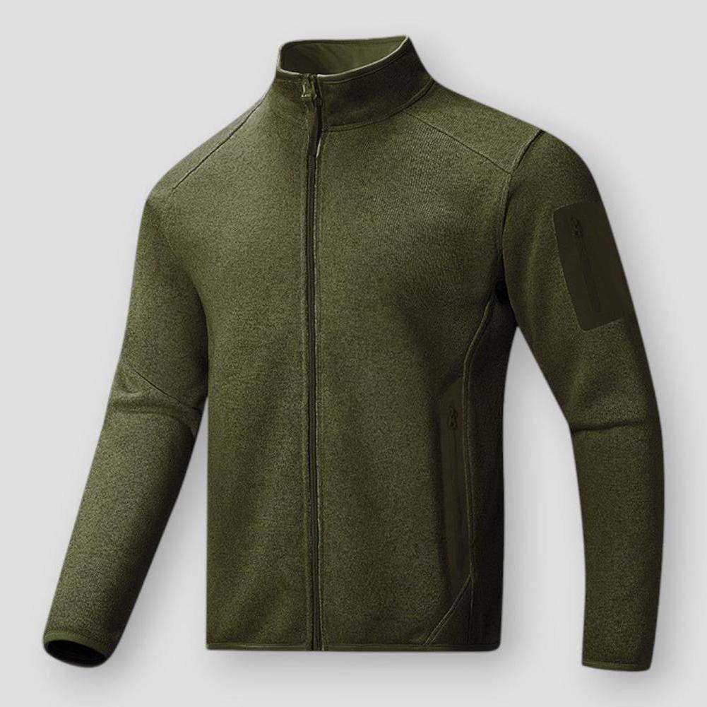 Harris Men’s Fleece Jacket – Recycled Polyester with Wool-Effect Warmth for Layering