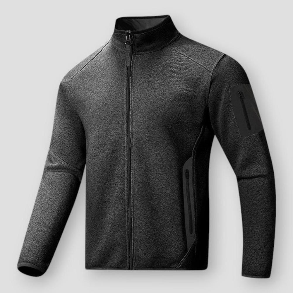 Harris Men’s Fleece Jacket – Recycled Polyester with Wool-Effect Warmth for Layering