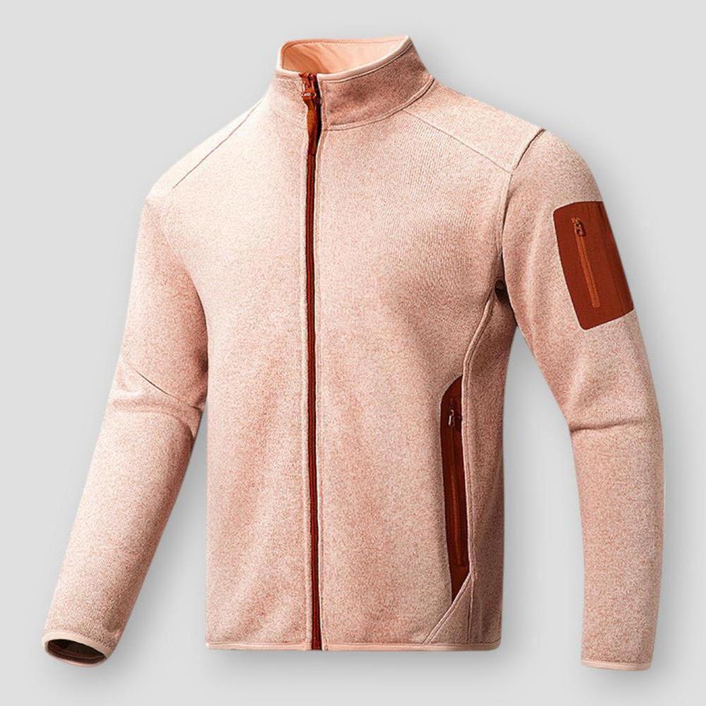 Harris Men’s Fleece Jacket – Recycled Polyester with Wool-Effect Warmth for Layering