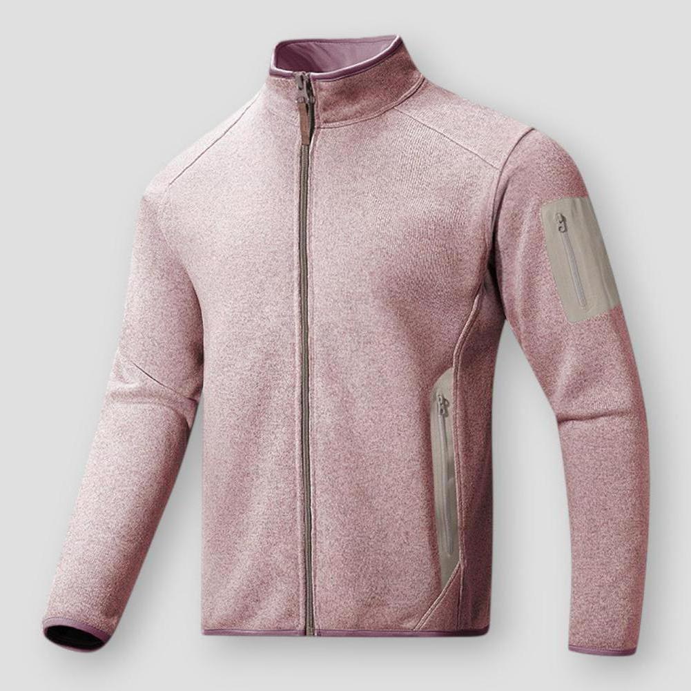 Harris Men’s Fleece Jacket – Recycled Polyester with Wool-Effect Warmth for Layering