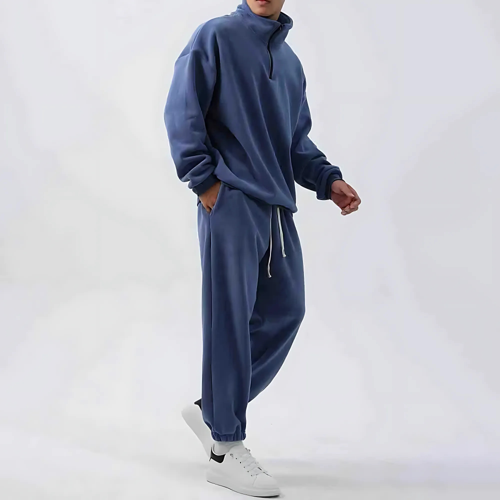 Arjo Relaxed Cotton Lounge Set – Premium Blend with Adjustable Waistband