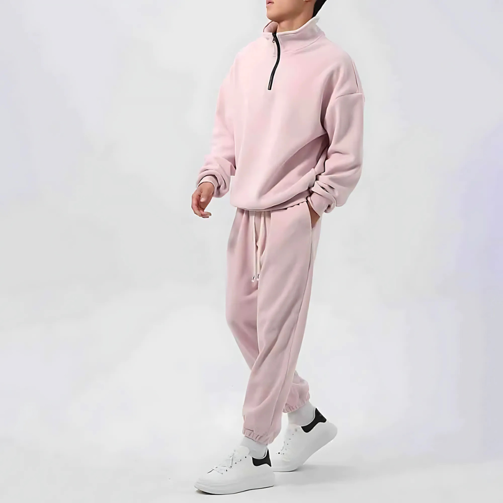 Arjo Relaxed Cotton Lounge Set – Premium Blend with Adjustable Waistband