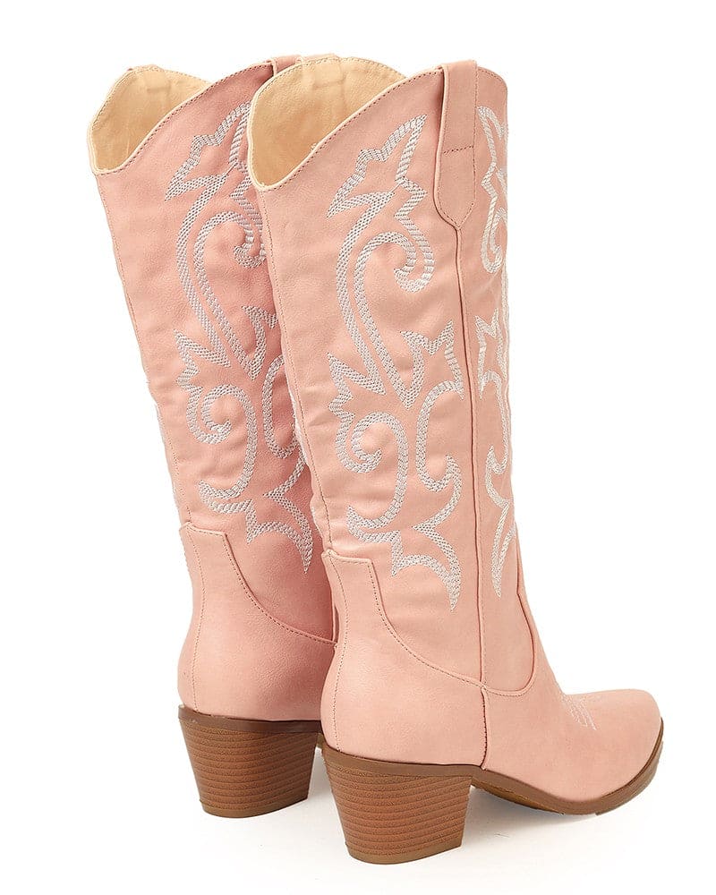Elegant Western Embroidered Olympeia Boots for Women