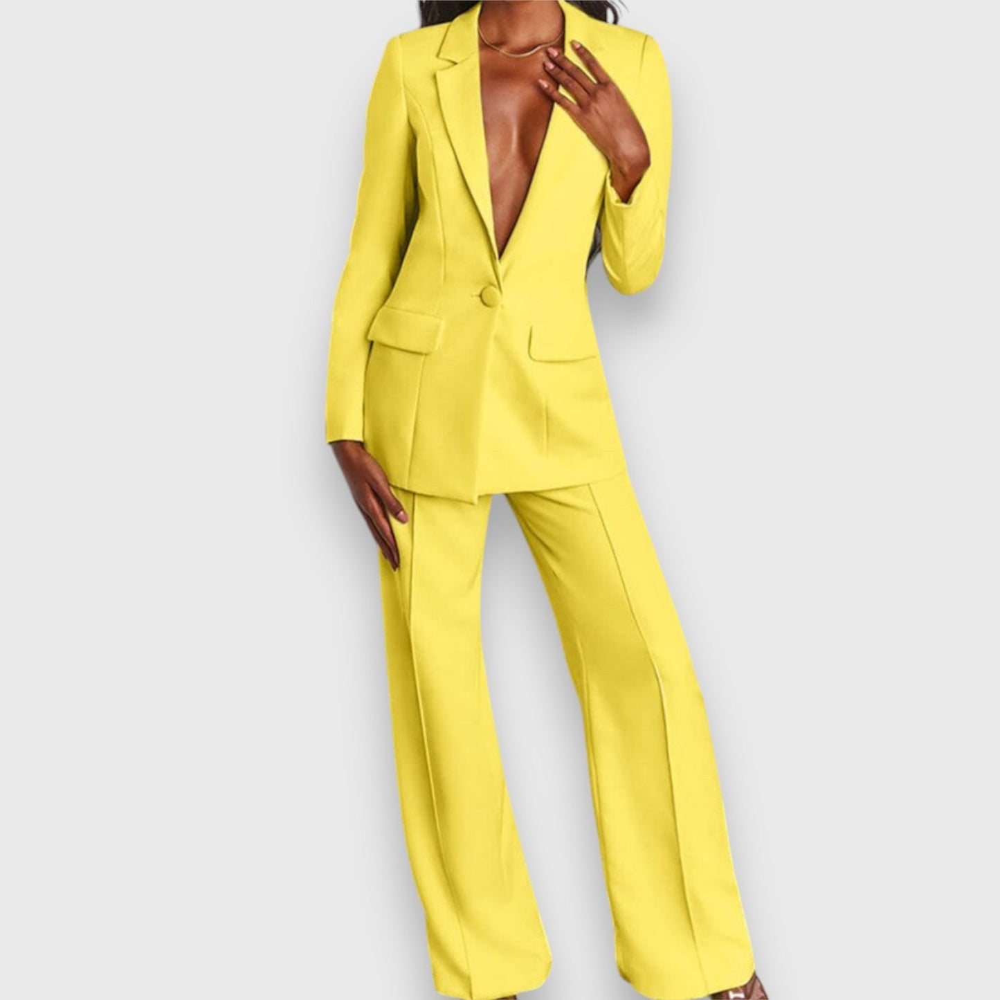 Giselle Blazer Women’s Blazer Set – Tailored Two-Piece with Elegant Fit