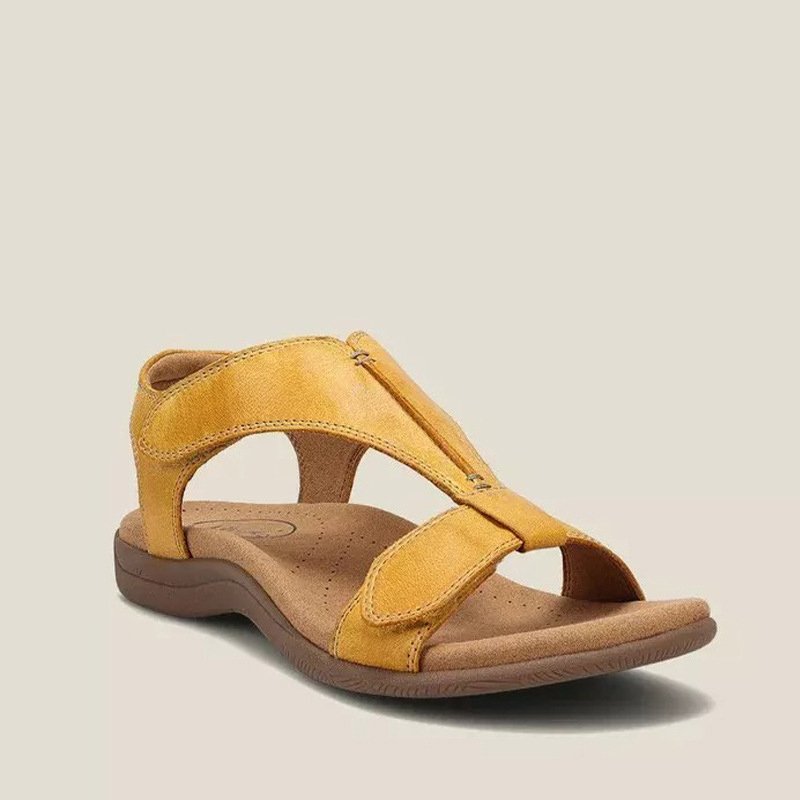 Eliaza Women’s Leather Support Sandals – Genuine Leather with Supportive Fit