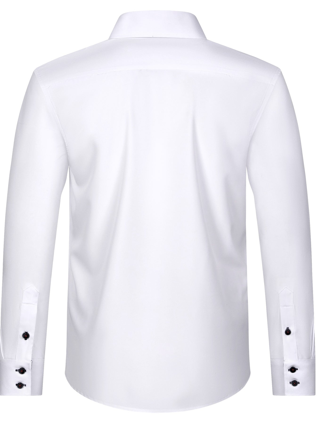 Arjun Men’s Dress Shirt – Long Sleeve Slim Fit Button Down with Contrast Detail