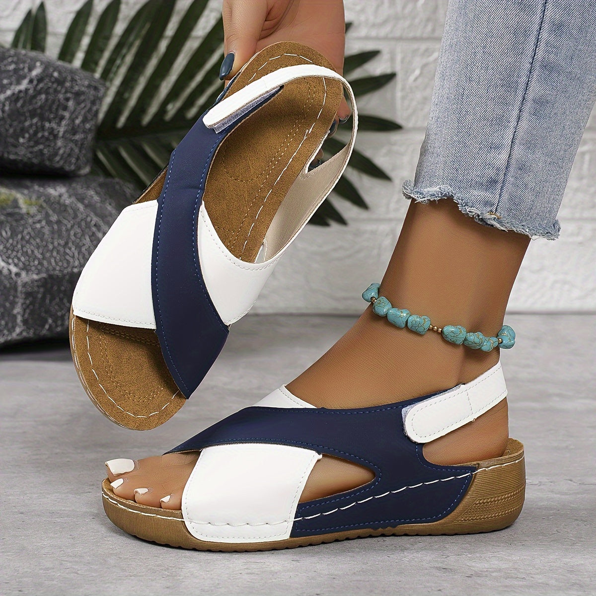 Maira Women’s Supportive Sandals – Supportive Cushion with Adjustable Straps