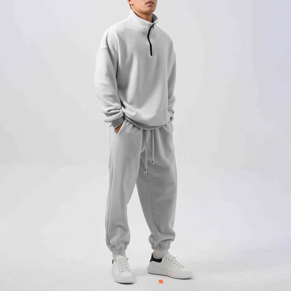 Arjo Relaxed Cotton Lounge Set – Premium Blend with Adjustable Waistband