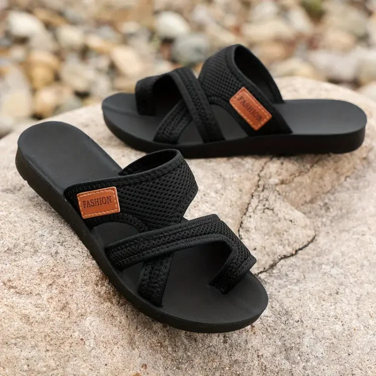 Talia Women’s Sandals – Breathable Flats with Shock-Absorbing Sole for Summer